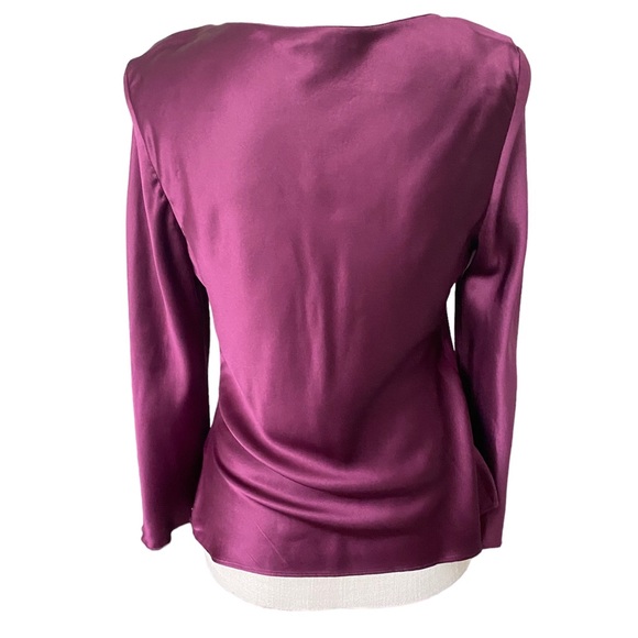 Banana Republic Deep V-neck Lace Silk Top - Picture 2 of 9